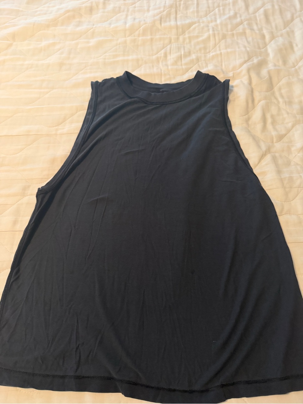lululemon athletica Black High-Neck Sleeveless Tank